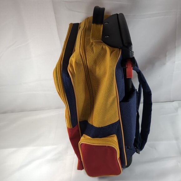 Franklin The Turtle 1986 Embroidered Backpack Roller Bag Suitcase Multicolor - Picture 5 of 16